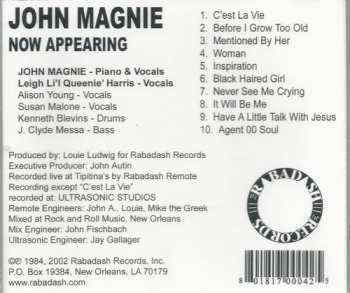 CD John Magnie: Now Appearing 662061