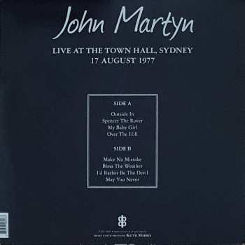 LP John Martyn: Live At The Town Hall Sydney 17 August 1977 574635