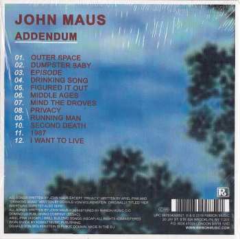 CD John Maus: Addendum 109602