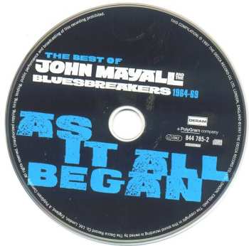 CD John Mayall & The Bluesbreakers: The Best Of John Mayall And The Bluesbreakers - As It All Began 1964-69 648871