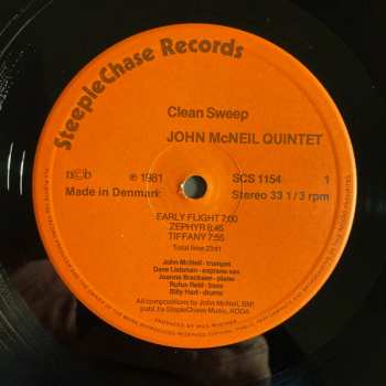 LP John McNeil Quintet: Clean Sweep 643363