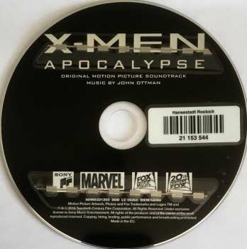 CD John Ottman: X-Men: Apocalypse (Original Motion Picture Soundtrack) 558202