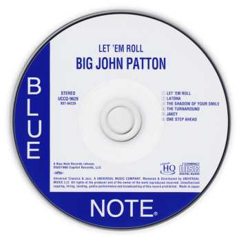 CD John Patton: Let 'Em Roll LTD 566561