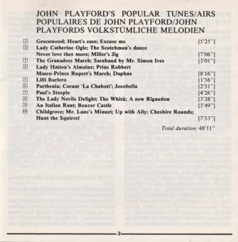 CD The Broadside Band: John Playford's Popular Tunes 658872