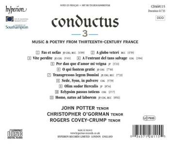 CD Rogers Covey-Crump: Conductus - 3: Music And Poetry From Thirteenth-Century France 595552