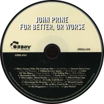 CD John Prine: For Better, Or Worse 583221