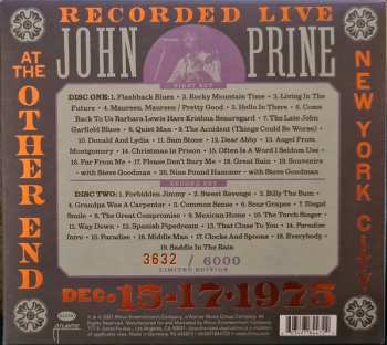 2CD John Prine: Live At The Other End Dec. 1975 LTD | NUM 56711