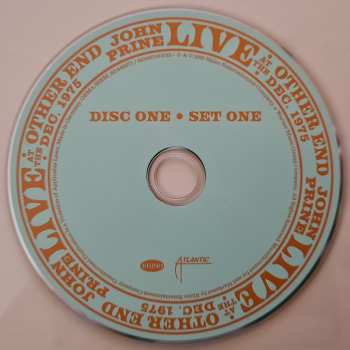 2CD John Prine: Live At The Other End Dec. 1975 LTD | NUM 56711