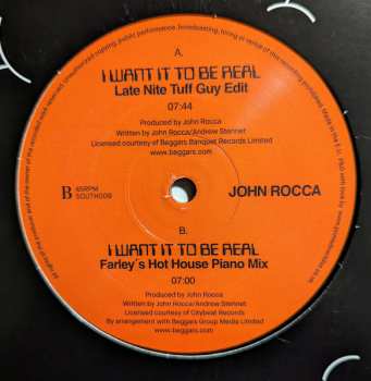 LP John Rocca: I Want It To Be Real 609592