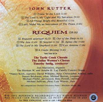 CD John Rutter: Requiem: Five Anthems 330873