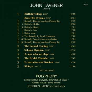 CD John Tavener: Schuon Hymnen - The Second Coming - Exhortation And Kohima - Shûnya And Other Choral Works 321534