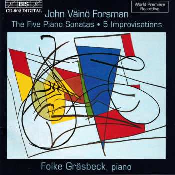 CD Folke Gräsbeck: The Five Piano Sonatas / 5 Improvisations 581614