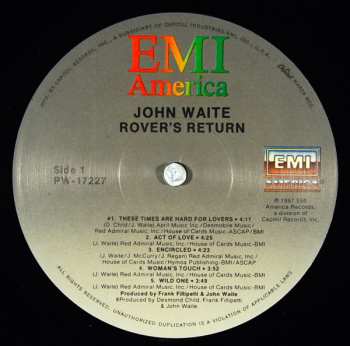 LP John Waite: Rover's Return 643941