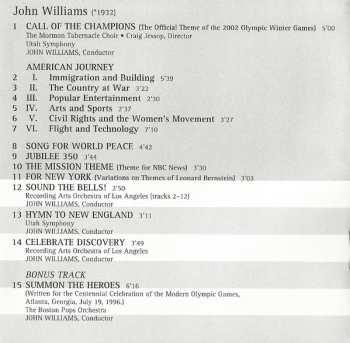 CD John Williams: American Journey 653145