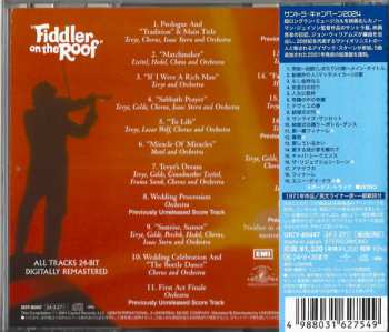 CD John Williams: Fiddler On The Roof (Original Motion Picture Soundtrack Recording) - 30th Anniversary Edition 658229