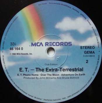 LP John Williams: E.T. The Extra-Terrestrial (Music From The Original Motion Picture Soundtrack) 569180