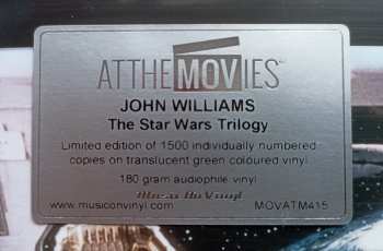 2LP John Williams: The Star Wars Trilogy (Star Wars • The Empire Strikes Back • Return Of The Jedi) CLR | LTD | NUM 615110