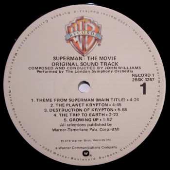 2LP John Williams: Superman The Movie (Original Sound Track) 642830