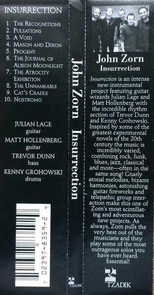 CD John Zorn: Insurrection 603781