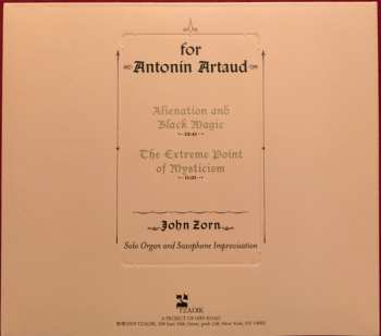 CD John Zorn: The Hermetic Organ Vol. 8 - For Antonín Artaud 550379