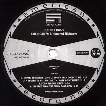 LP Johnny Cash: American V: A Hundred Highways 588503