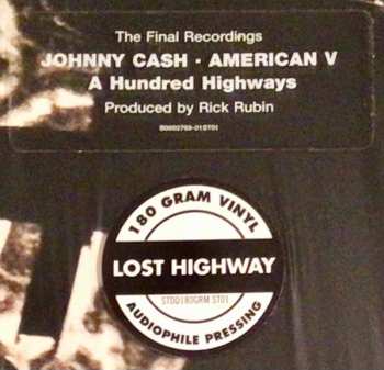 LP Johnny Cash: American V: A Hundred Highways 588503