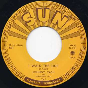 SP Johnny Cash & The Tennessee Two: Get Rhythm / I Walk The Line 616559