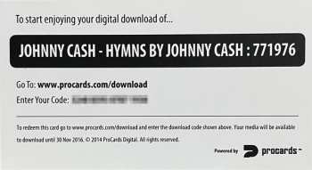 LP Johnny Cash: Hymns By Johnny Cash LTD 589543