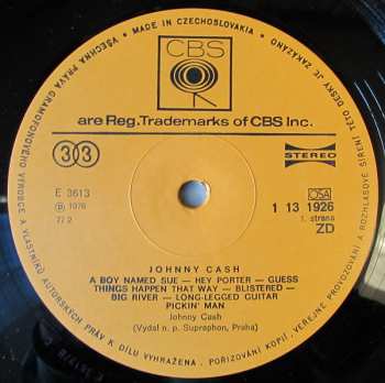 LP Johnny Cash: Johnny Cash 42172