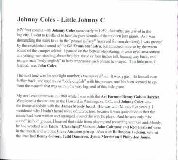 CD Johnny Coles: Little Johnny C 306234