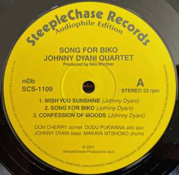 LP Johnny Dyani Quartet: Song For Biko 574331