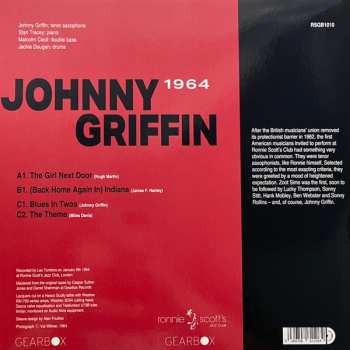 2LP Johnny Griffin: Live At Ronnie Scott's, 8th January 1964 586664