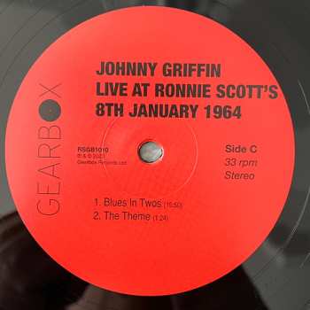 2LP Johnny Griffin: Live At Ronnie Scott's, 8th January 1964 586664