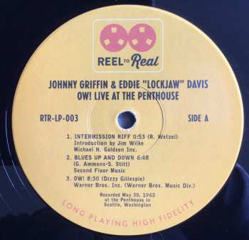 2LP Johnny Griffin: Ow! Live At The Penthouse LTD | NUM 142831