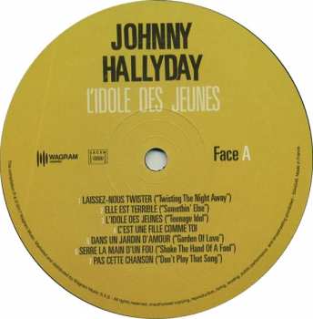 LP Johnny Hallyday: L'Idole Des Jeunes 333646