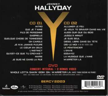 2CD/DVD Johnny Hallyday: Bercy 2003 638535