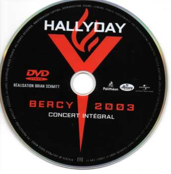 2CD/DVD Johnny Hallyday: Bercy 2003 638535