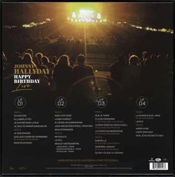 4LP/Box Set Johnny Hallyday: Happy Birthday Live - Parc De Sceaux 15.06.2000 LTD | NUM 70513