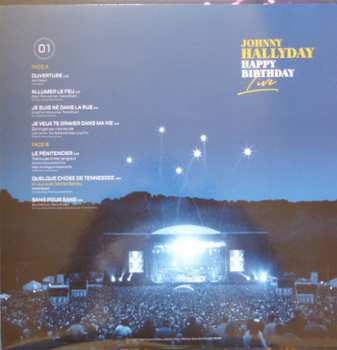 4LP/Box Set Johnny Hallyday: Happy Birthday Live - Parc De Sceaux 15.06.2000 LTD | NUM 70513