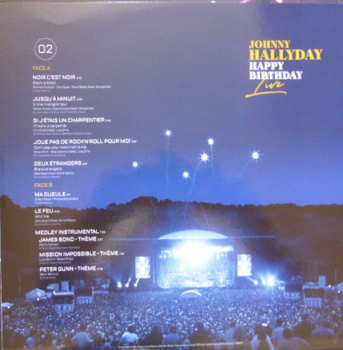 4LP/Box Set Johnny Hallyday: Happy Birthday Live - Parc De Sceaux 15.06.2000 LTD | NUM 70513