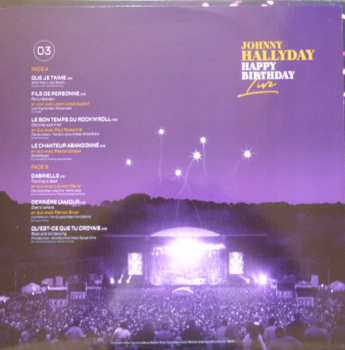 4LP/Box Set Johnny Hallyday: Happy Birthday Live - Parc De Sceaux 15.06.2000 LTD | NUM 70513