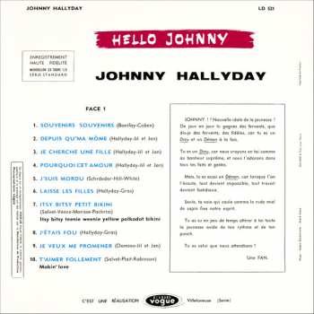 LP Johnny Hallyday: Hello Johnny LTD | CLR 78844