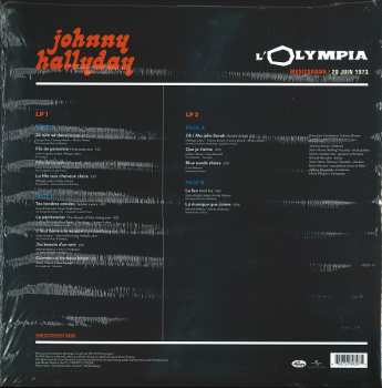 2LP Johnny Hallyday: Johnny Hallyday A L'Olympia Bruno Coquatrix 20 juin 1973 LTD 406550