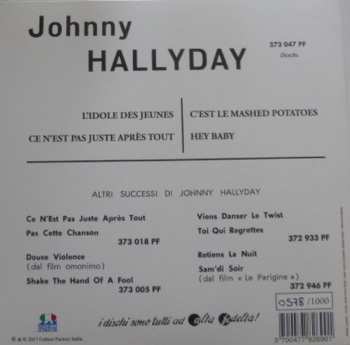 SP Johnny Hallyday: L'idole Des Jeunes/C'est Le Mashed Potatoes LTD | NUM | CLR 452658