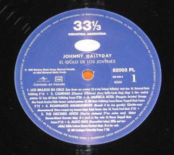 LP Johnny Hallyday: El Idolo De La Juventud LTD 353488