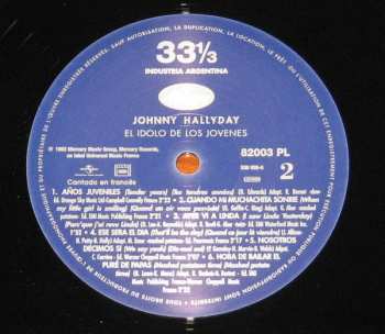 LP Johnny Hallyday: El Idolo De La Juventud LTD 353488