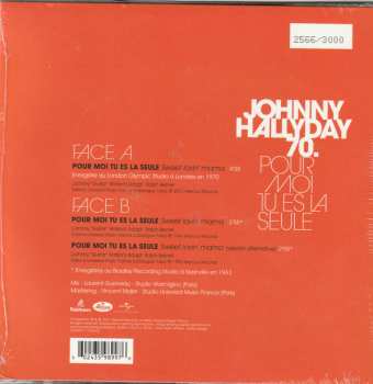 SP Johnny Hallyday: Pour Moi Tu Es La Seule LTD | NUM 452472