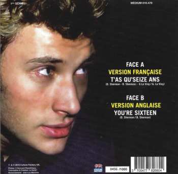 SP Johnny Hallyday: T'as Qu'seize Ans / You're Sixteen LTD | NUM | PIC 642682