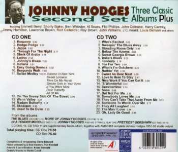 2CD Johnny Hodges: Three Classic Albums Plus (Second Set): The Blues / More Of Johnny Hodges / In A Tender Mood / Johnny Hodges And His Strings Play The Prettiest Gershwin 559990