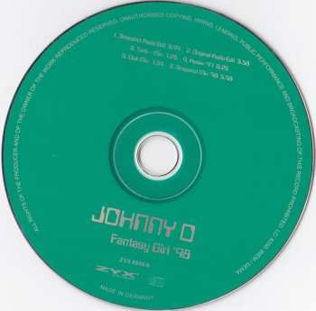 CD Johnny O: Fantasy Girl '98 566590